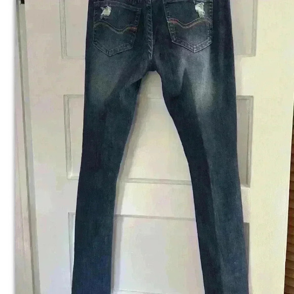 Machine Nouvelle Mode Jeans w/Patches fries, popcorn, letter B etc. Size 30. - Picture 4 of 6